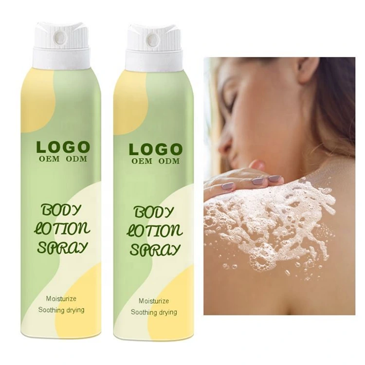 Body lotion spray